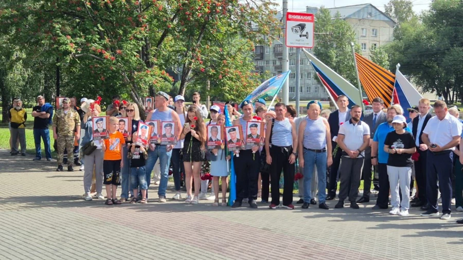 День ВДВ в Барнауле.