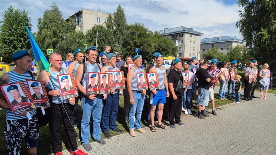 День ВДВ в Барнауле.