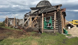 Краеведы-волонтеры начали реставрацию церкви в селе Волчно-Бурлинском.