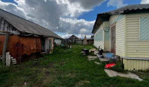 Место, где найдено тело восьмимесячной девочки. 