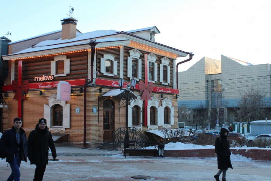 130-й квартал в Иркутске. 