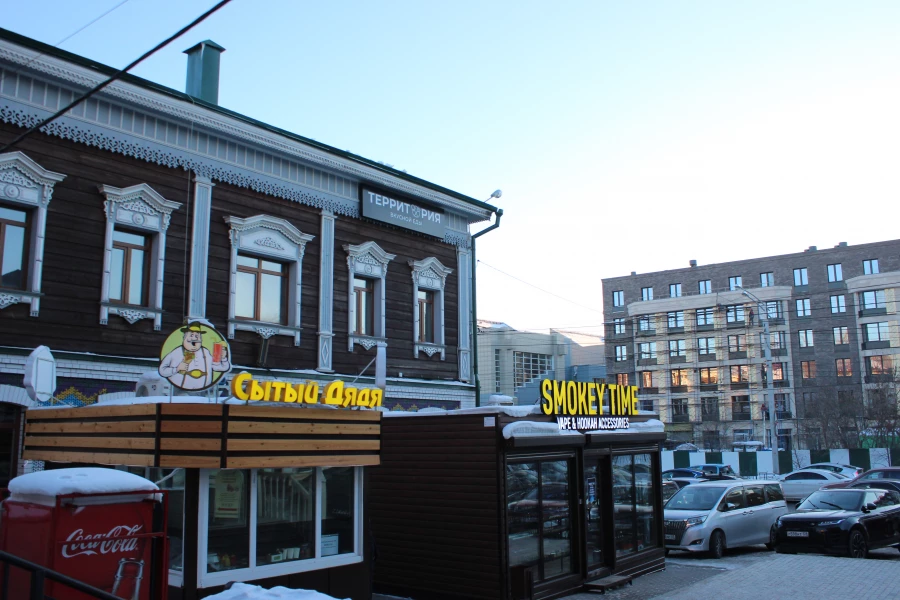 130-й квартал в Иркутске. 