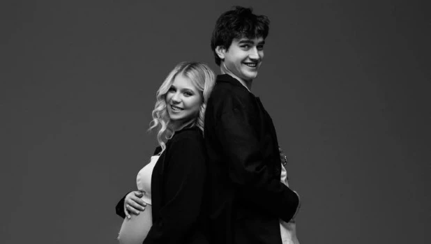 Александра со своим мужем Макаром Игнатовым 