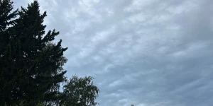 Пасмурное небо над Барнаулом 