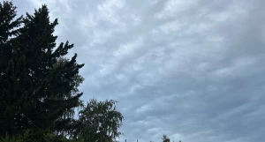 Пасмурное небо над Барнаулом 