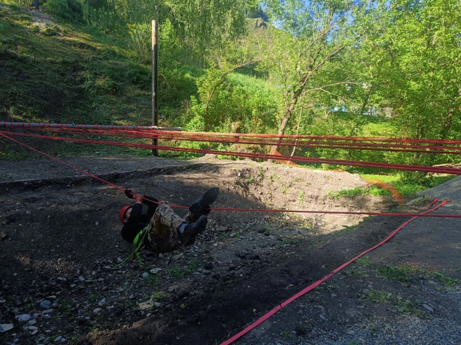 Навесная переправа