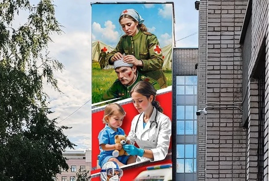 Эскиз мурала