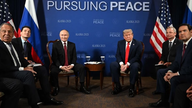 Владимир Путин на Аляске.