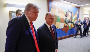 Дональд Трамп и Владимир Путин, Аляска.