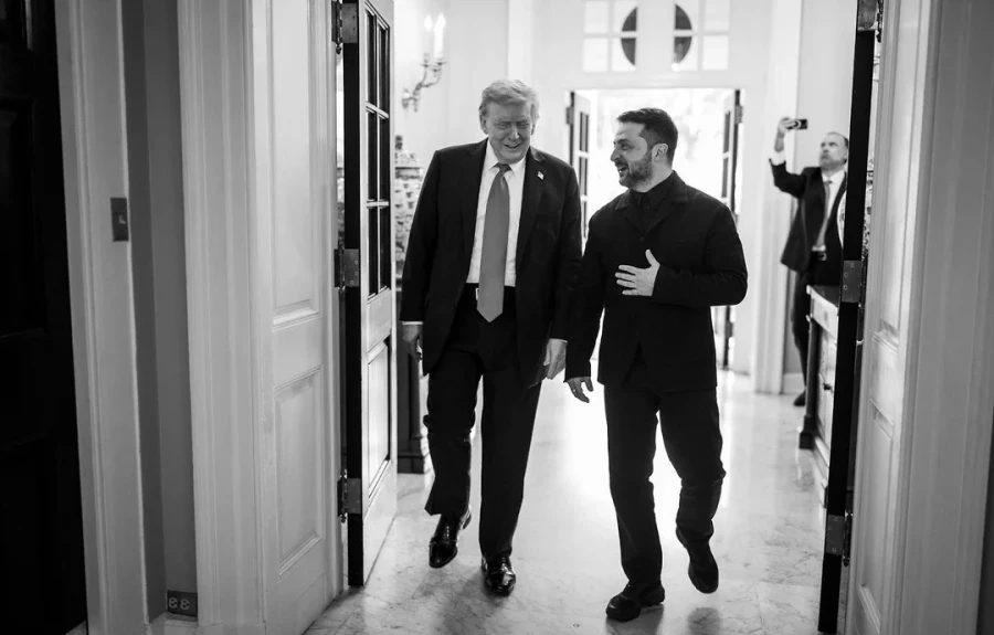 Дональд Трамп и Владимир Зеленский в Белом доме 