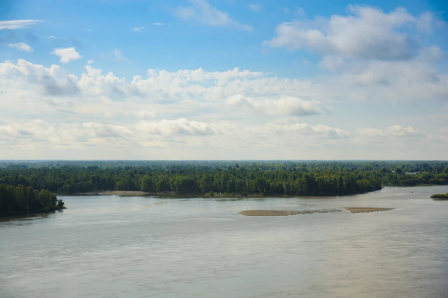 Фоторепортаж с нового колеса обозрения и Нагорного парка 