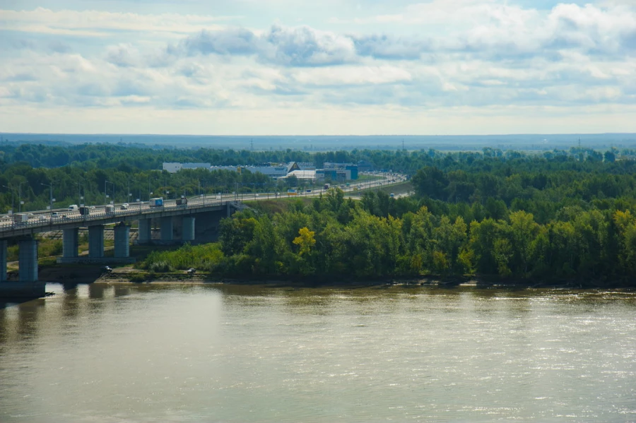 Фоторепортаж с нового колеса обозрения и Нагорного парка 