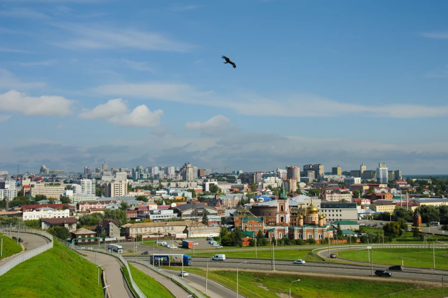 Фоторепортаж с нового колеса обозрения и Нагорного парка 
