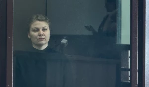 Людмила Авдюхина в зале суда. 