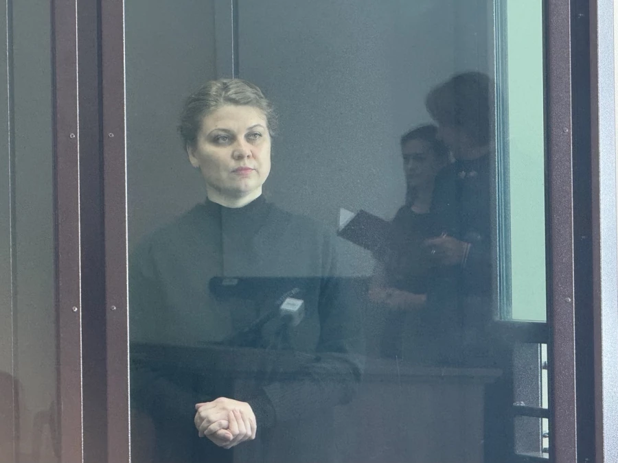 Людмила Авдюхина в зале суда.