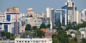 Барнаул, высотки, виды на город. 