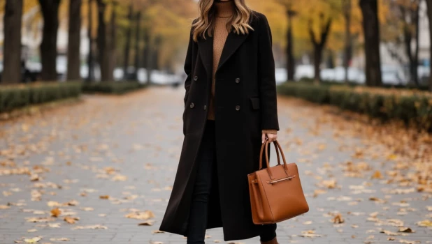 Женский осенний образ.