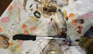 Место преступления в Калманском районе.