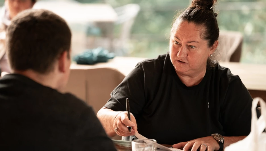 Елена Вяльбе в Тягуне