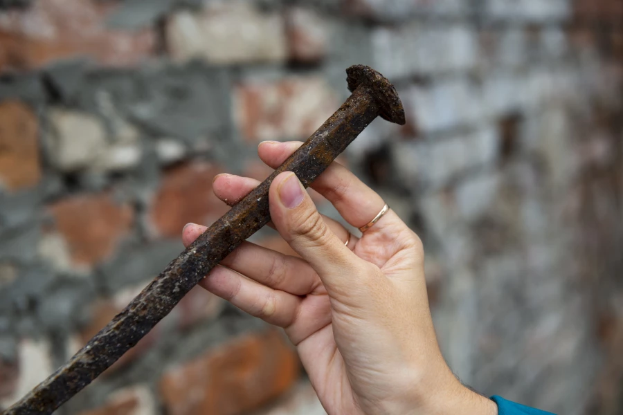 Дом Поскотинова чистят от мусора.