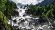 Водопад Учар.