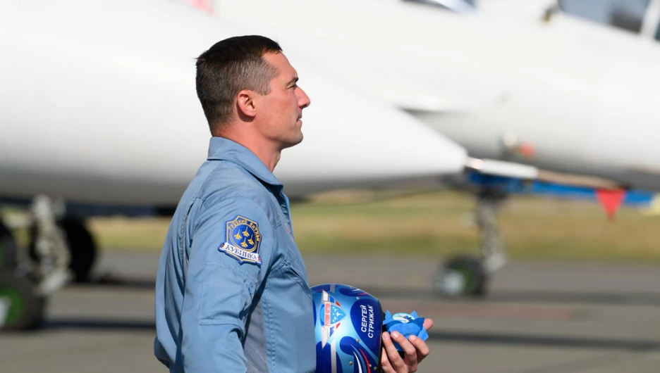 Прилет «Русских витязей» в Барнаул. 28 августа 2025.