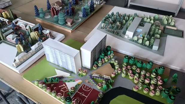 Макет Барнаула