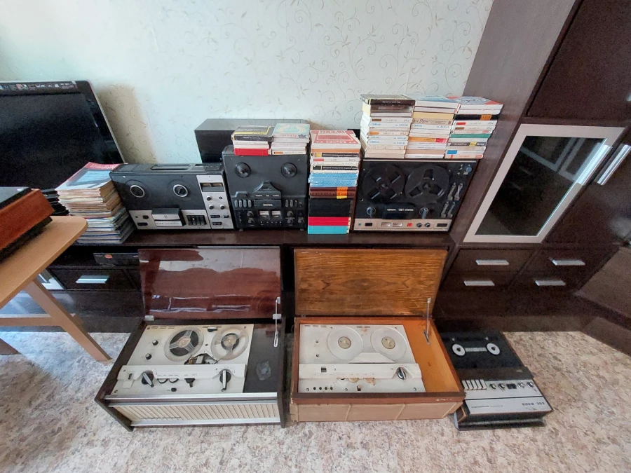 Меломан Юрий Рождественский и его коллекция аудиотехники. 