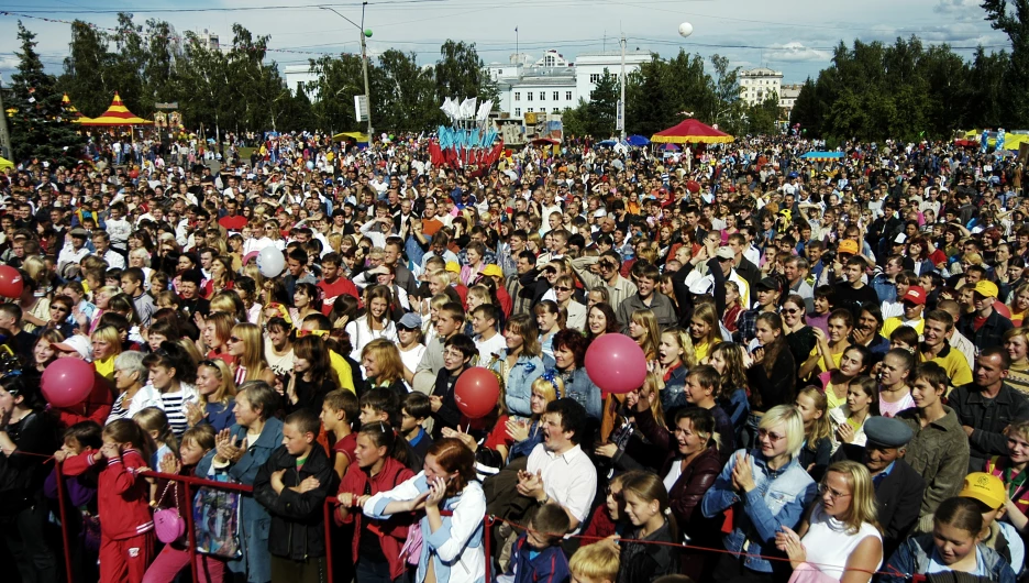 День города в Барнауле, 2005 год.