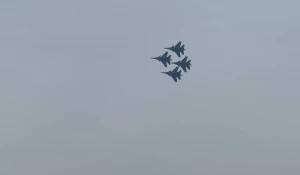 Десятки тысяч барнаульцев посмотрели выступление «Русских Витязей». 