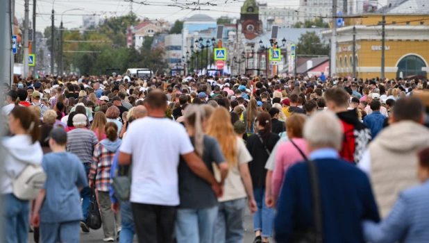 Грандиозное шоу «Русских витязей» и восхищенные барнаульцы 