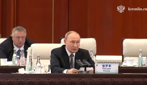 Владимир Путин на саммите в Китае.