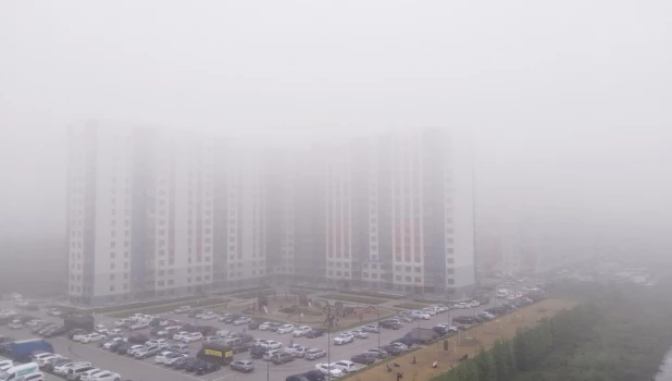 Туман в Барнауле