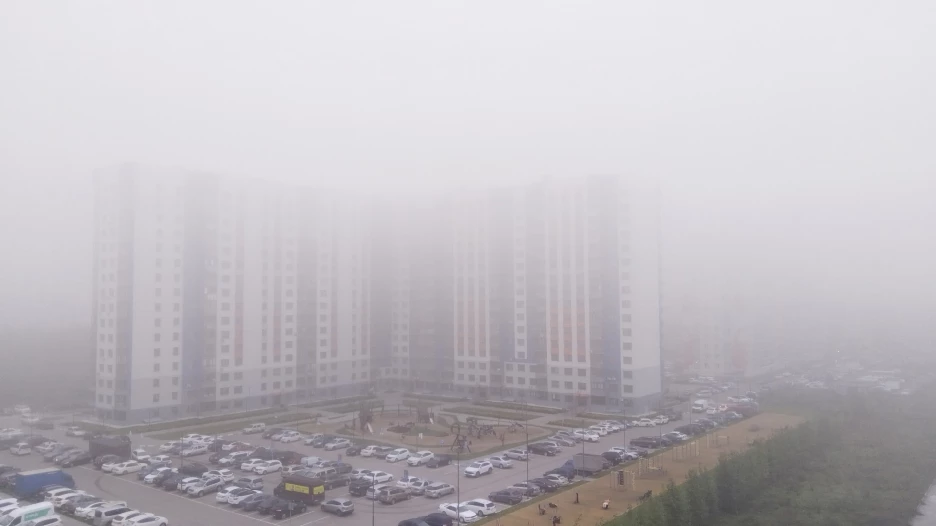 Туман в Барнауле