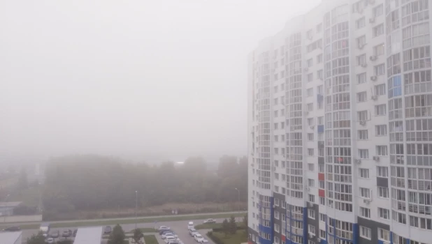 Туман в Барнауле