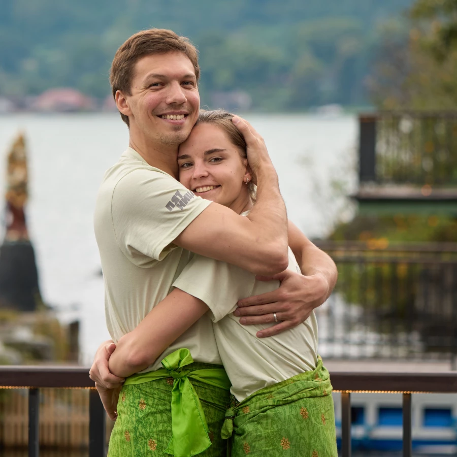 Дина Аверина и Дмитрий Соловьёв.