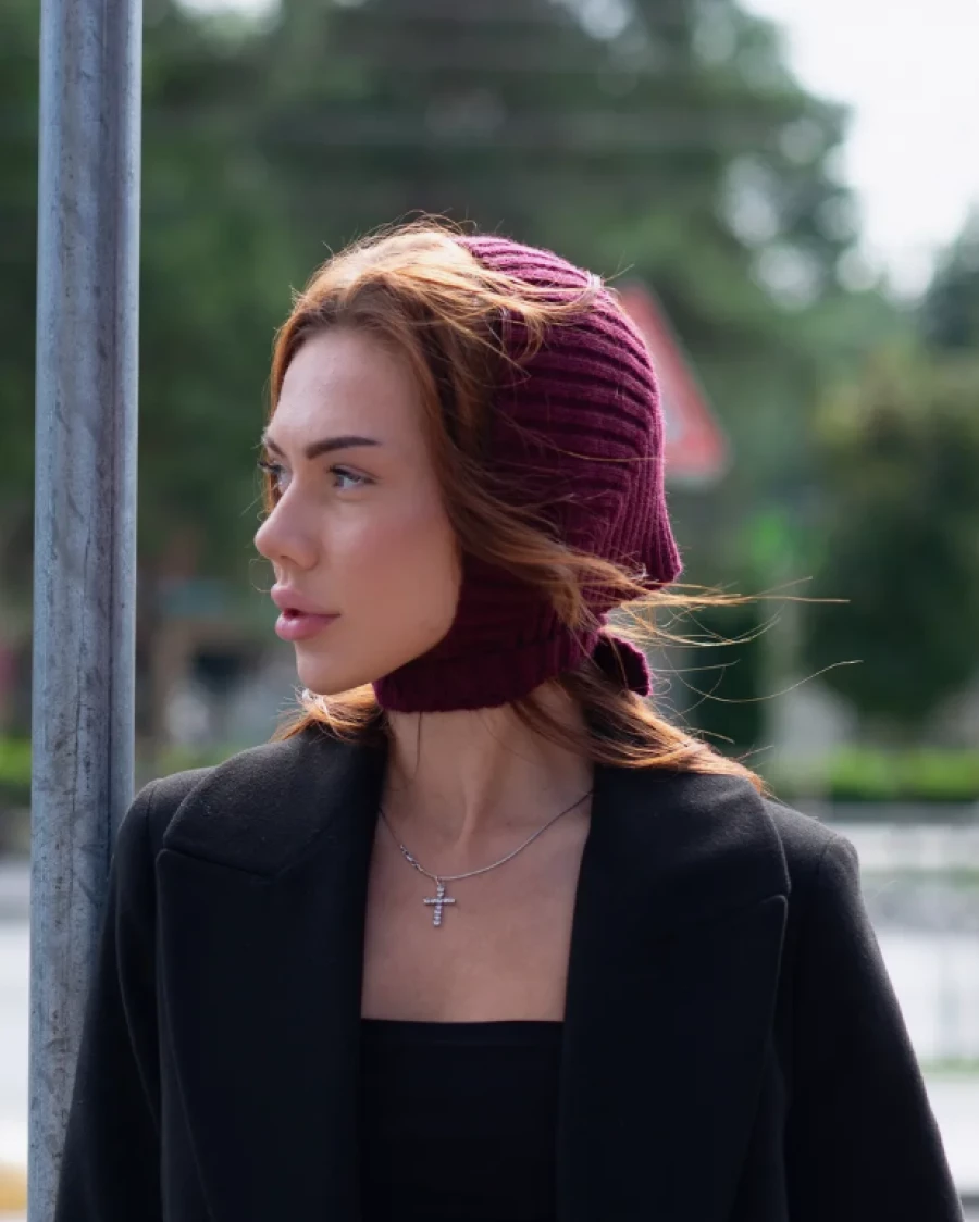 Трендовая шапка-косынка.