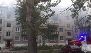 Пожар в Алейске 