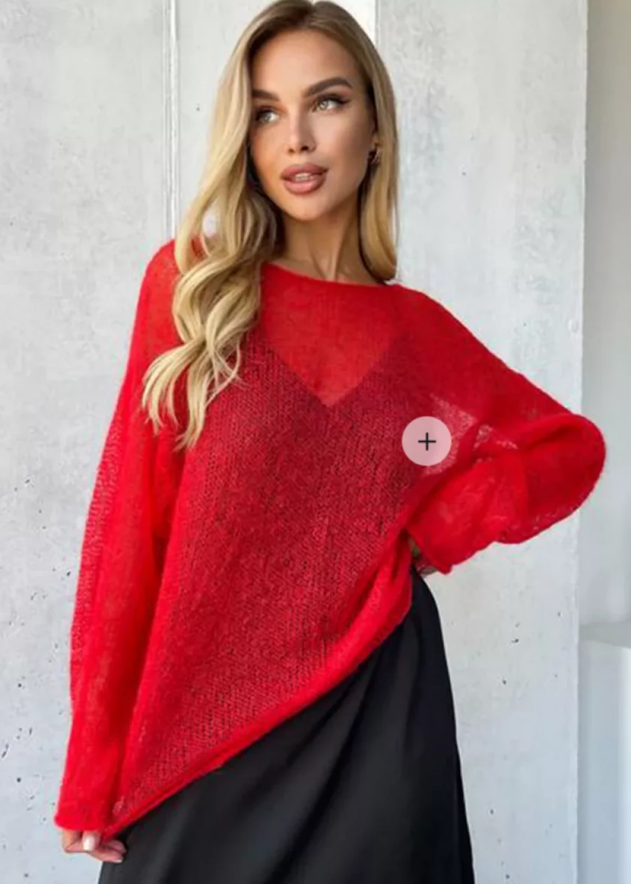 Свитер паутинка.