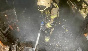 Пожар на ул. Димитрова 