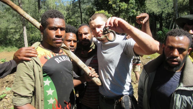 Ученый в Папуа-Новой Гвинее