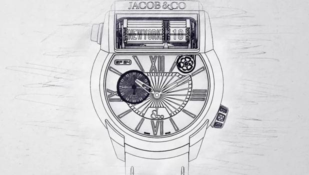 Часы фирмы Jacob & Co серии Epic SF24.