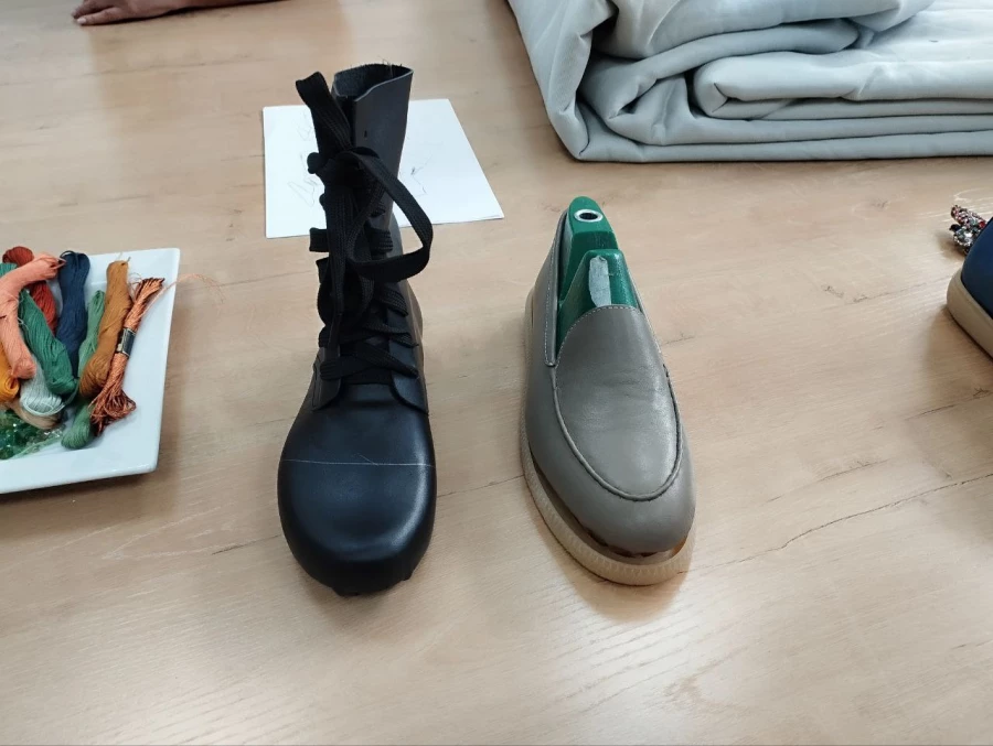 Совместная коллекция. Одежда. Модельер. Обувщик. Обувь