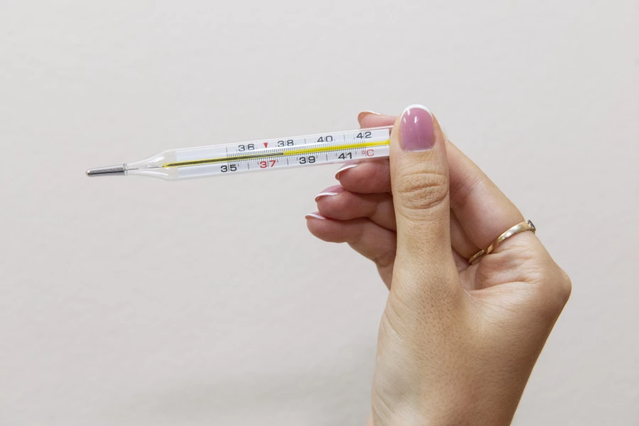 Градусник, температура. 