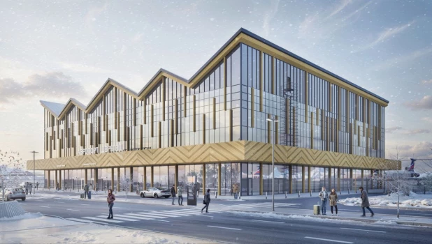 Будущий аэропорт в Шерегеше