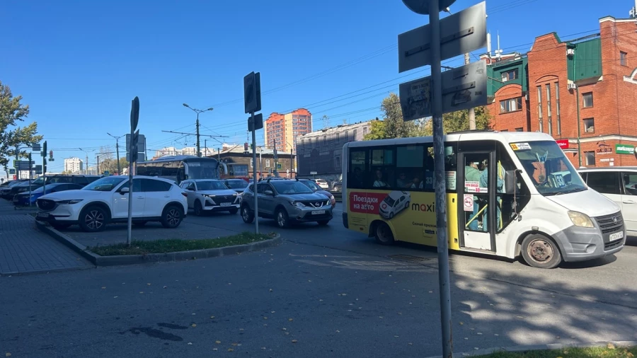 Пробка на Красноармейском проспекте 