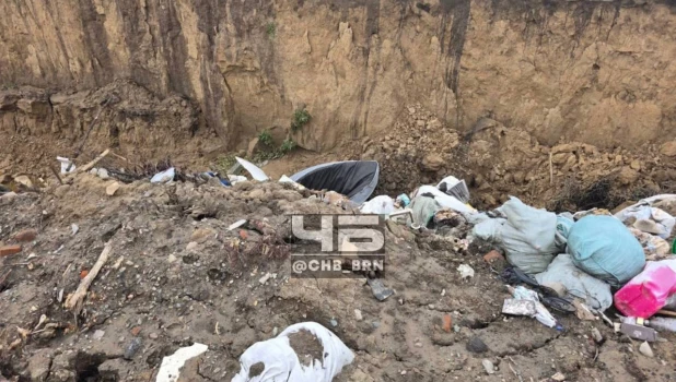 Жители Алтая привлекают внимание к незаконным мусорным «захоронениям».