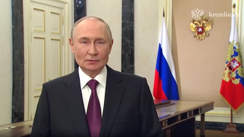 Видеообращение Владимира Путина.