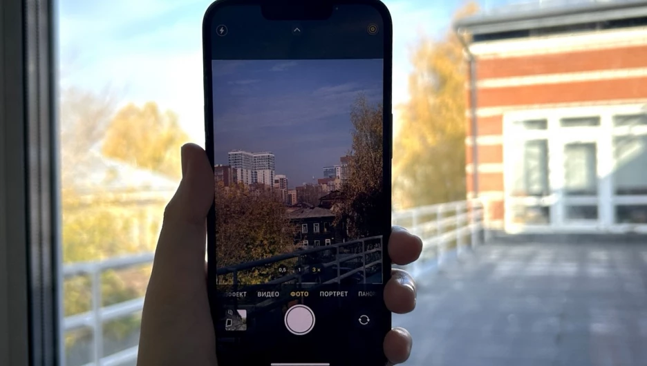 Съемка на iPhone.