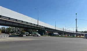 Строительство развязки на пересечении Змеиногорского и Южного трактов.